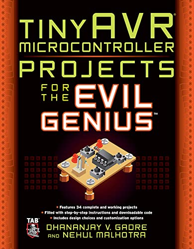 9780071744546: tinyAvr Microcontroller Projects for the Evil Genius (ELECTRONICS)