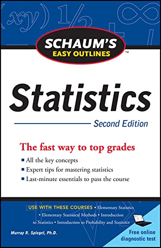 Imagen de archivo de Schaum's Easy Outline of Statistics, Second Edition a la venta por Better World Books