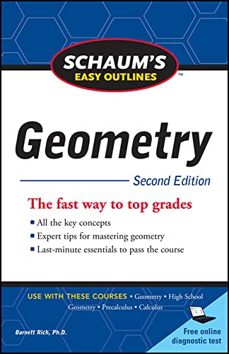 Imagen de archivo de Schaum's Easy Outline of Geometry, Second Edition (Schaum's Easy Outlines) a la venta por SecondSale