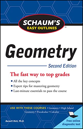 Schaum's Easy Outline of Geometry, Second Edition (Schaum's Easy Outlines) (9780071745857) by Rich, Barnett