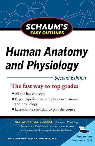 Imagen de archivo de Schaum's Easy Outline of Human Anatomy and Physiology, Second Edition (Schaum's Easy Outlines) a la venta por SecondSale