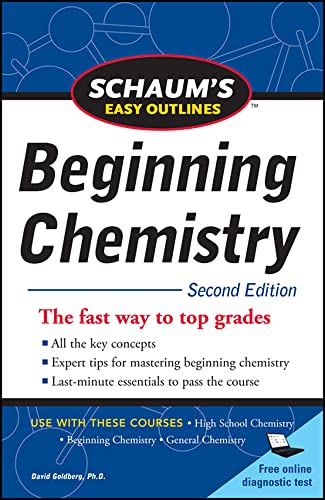 Beispielbild fr Schaum's Easy Outline of Beginning Chemistry, Second Edition zum Verkauf von Better World Books