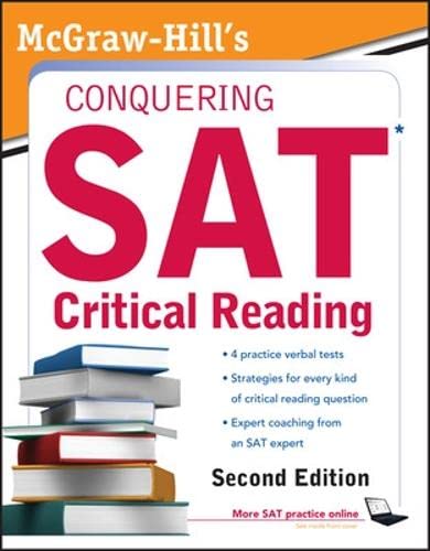 9780071748780: McGraw-Hill's Conquering Sat Critical Reading (5 Steps to a 5 on the Advanced Placement Examinations)