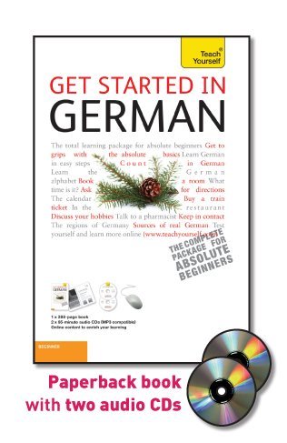 9780071749985: Get Started in German with Two Audio CDs: A Teach Yourself Guide (TY: Language Guides)