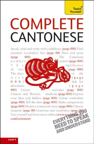 Imagen de archivo de Complete Cantonese: A Teach Yourself Guide (Teach Yourself Language) a la venta por Books From California