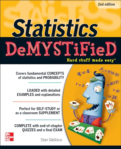 Imagen de archivo de Statistics DeMYSTiFieD, 2nd Edition a la venta por Jenson Books Inc