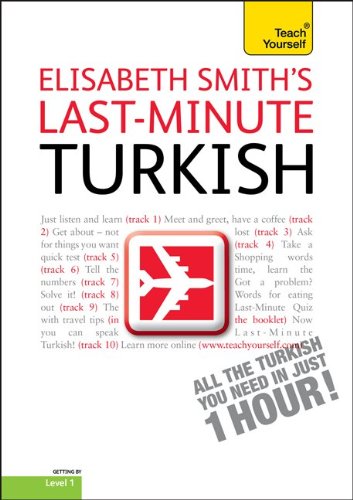 9780071751483: Teach Yourself Last-Minute Turkish: Getting by Level 1