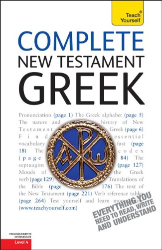 Imagen de archivo de Complete New Testament Greek: A Teach Yourself Guide (Teach Yourself Language) a la venta por HPB-Red