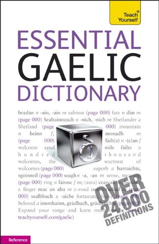 Stock image for Essential Gaelic Dictionary: A Teach Yourself Guide (TY: Dictionaries) for sale by KuleliBooks