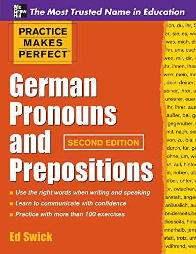 Stock image for German Pronouns and Prepositions for sale by Blackwell's