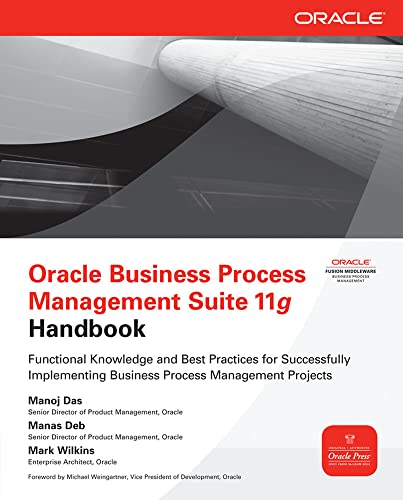 Beispielbild fr Oracle Business Process Management Suite 11g Handbook zum Verkauf von Better World Books