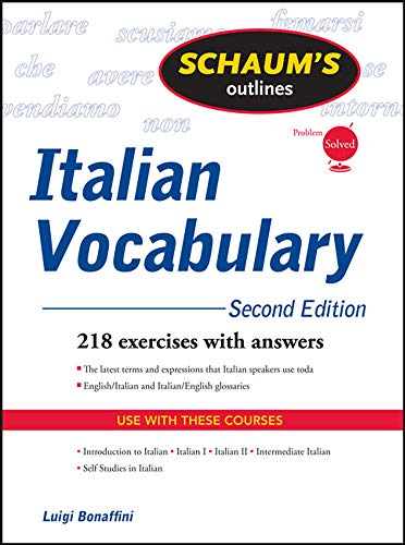 Stock image for Schaum's Outline of Italian Vocabulary, Second Edition (Schaum's Outlines) for sale by ZBK Books