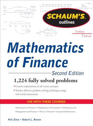 Stock image for Schaum's Outline of Mathematics of Finance, Second Edition (Schaum's Outlines) for sale by HPB-Red
