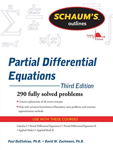 9780071756181: Schaum's Outline of Partial Differential Equations (Schaum's Outlines)