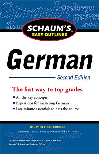 9780071760584: Schaum's Easy Outline of German, Second Edition (Schaum's Easy Outlines)