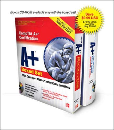 Imagen de archivo de CompTIA A+ Certification Boxed Set (Exams 220-701 & 220-702) a la venta por Textbookplaza