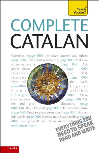 Beispielbild fr Complete Catalan: A Teach Yourself Guide (TY: Language Guides) zum Verkauf von SecondSale