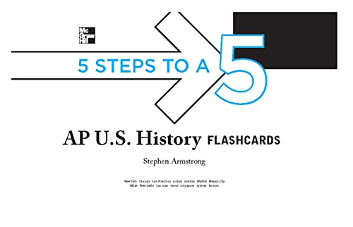 Stock image for 5 Steps to a 5 AP U.S. History Flashcards (5 Steps to a 5 on the Advanced Placement Examinations Series) for sale by BooksRun