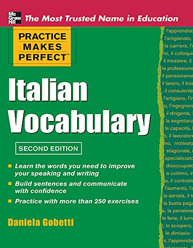 9780071760973: Practice Makes Perfect Italian Vocabulary 2/E