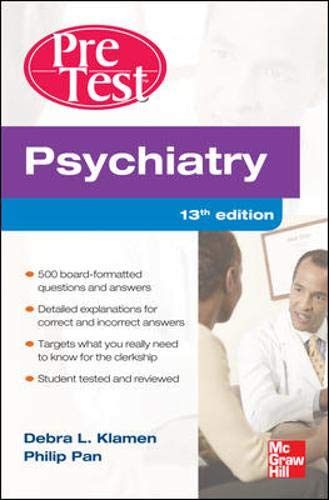 Beispielbild fr Psychiatry: PreTest Self-Assessment and Review zum Verkauf von ThriftBooks-Atlanta