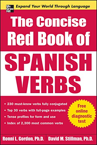 Beispielbild fr The Concise Red Book of Spanish Verbs (Big Book Series) zum Verkauf von Zoom Books Company