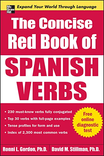 9780071761048: The Concise Red Book of Spanish Verbs (Big Book Series)