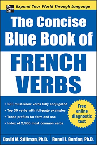 Stock image for The Concise Blue Book of French Verbs for sale by Better World Books