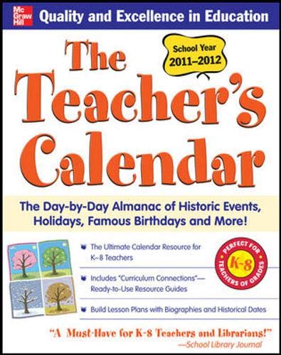 9780071761086: The Teachers Calendar 2011-2012