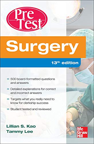Imagen de archivo de Surgery PreTest Self-Assessment and Review, Thirteenth Edition a la venta por Wonder Book