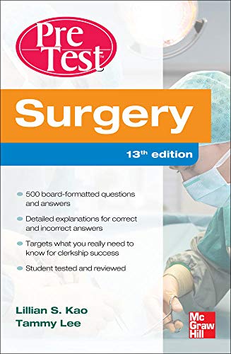 9780071761215: Surgery PreTest Self-Assessment and Review, Thirteenth Edition (PreTest Clinical Medicine)