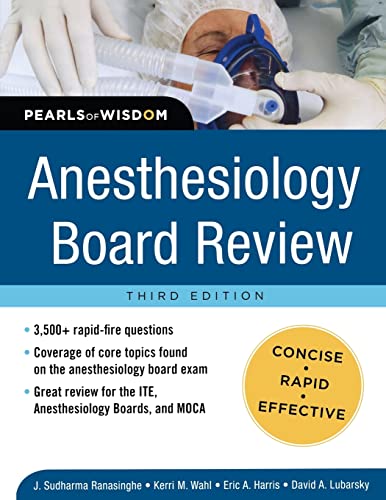 Beispielbild fr Anesthesiology Board Review Pearls of Wisdom (Pearls of Wisdom Medicine) zum Verkauf von BooksRun