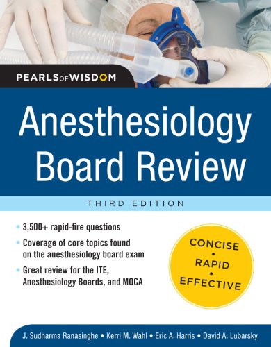 9780071761451: Anesthesiology Board Review Pearls of Wisdom 3/E (Pearls of Wisdom Medicine) (BMP REVIEW)
