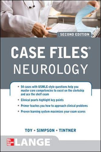 Imagen de archivo de Case Files Neurology, Second Edition (LANGE Case Files) a la venta por SecondSale