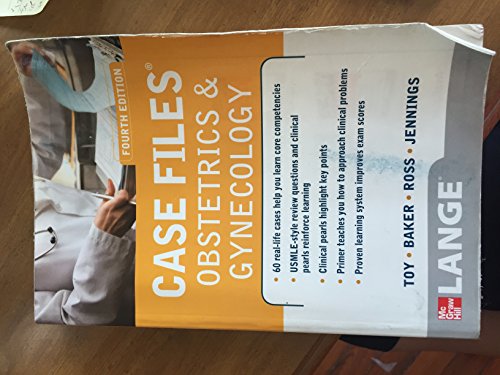Stock image for Case Files Obstetrics and Gynecology, Fourth Edition (LANGE Case Files) for sale by Open Books