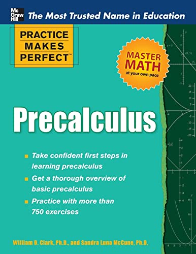 Stock image for Practice Makes Perfect Precalculus for sale by Better World Books