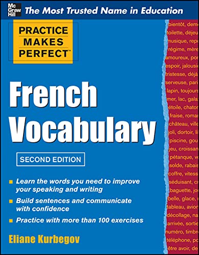 Stock image for Practice Make Perfect French Vocabulary (Practice Makes Perfect Series) for sale by Goodwill of Colorado