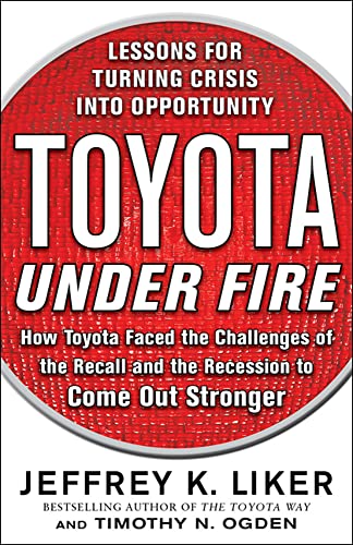 Stock image for Toyota Under Fire: Lessons for Turning Crisis into Opportunity for sale by SecondSale