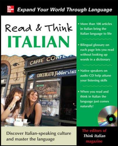 Stock image for Read and Think Italian with Audio CD for sale by Seattle Goodwill