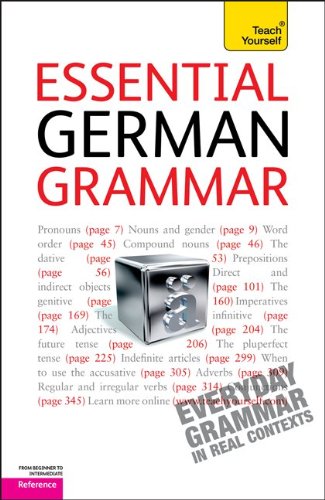 Beispielbild fr Essential German Grammar: A Teach Yourself Guide zum Verkauf von Front Cover Books