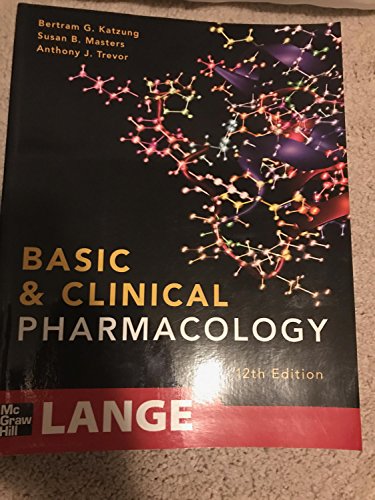 Beispielbild fr Basic and Clinical Pharmacology zum Verkauf von Better World Books