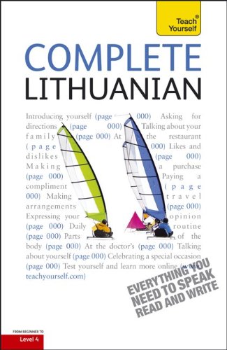 Stock image for Complete Lithuanian: A Teach Yourself Guide (Teach Yourself Language) for sale by Calliopebooks