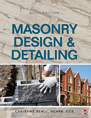 Stock image for Masonry Design and Detailing Sixth Edition for sale by PlumCircle