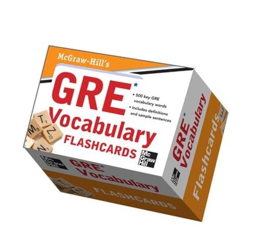 9780071766401: McGraw-Hill's GRE Vocabulary Flashcards
