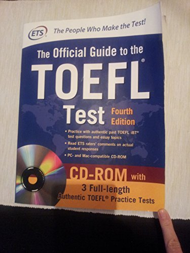 Beispielbild fr Official Guide to the TOEFL Test with CD-ROM (McGraw-Hill's Official Guide to the TOEFL Ibt (W/CD)) zum Verkauf von medimops