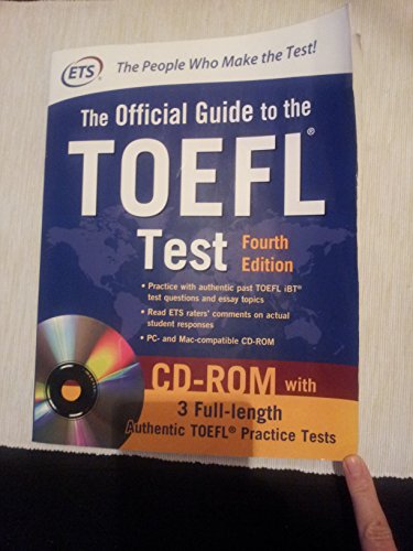 Stock image for The Official Guide to the TOEFL Test with CD-ROM for sale by Better World Books: West
