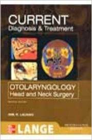 9780071767316: Current Diagnosis/Treatment Otolaryngology Head/Neck Surg 3E