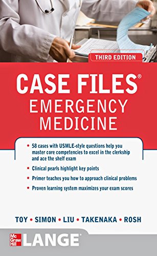 Stock image for Case Files Emergency Medicine, Third Edition (LANGE Case Files) for sale by HPB-Red