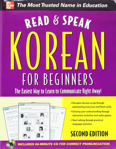 9780071768719: Read and Speak Korean for Beginners with Audio CD, 2nd Edition (Read and Speak Languages for Beginners)