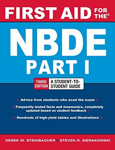 Beispielbild fr First Aid for the NBDE Part 1, Third Edition (First Aid Series) zum Verkauf von BooksRun
