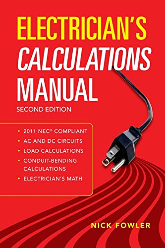Beispielbild fr Electrician's Calculations Manual, Second Edition zum Verkauf von ZBK Books